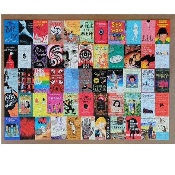 BANNED BOOKS by Re-marks JIGSAW PUZZLE 1000 pieces - Picture 2 of 8